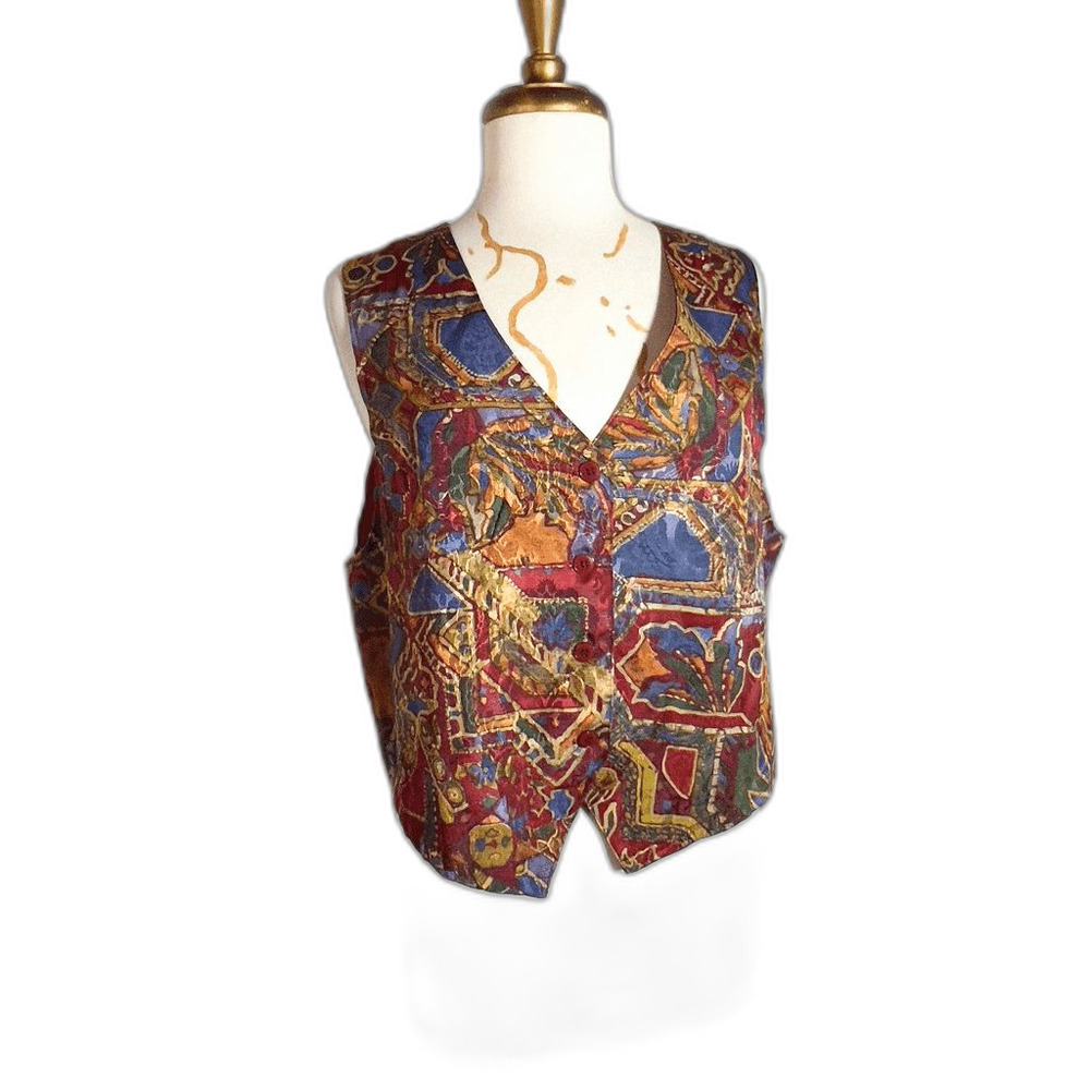 Danielle B Vest Size S/M Women’s 80's Dark Academia Vest